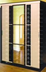 Шкаф-купе ПШ-3.2 "Black" ТМ Росток-Мебель
