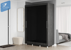 Шкаф-купе «КОМФОРТ Black EDITION»1,5 ТМ Стиль